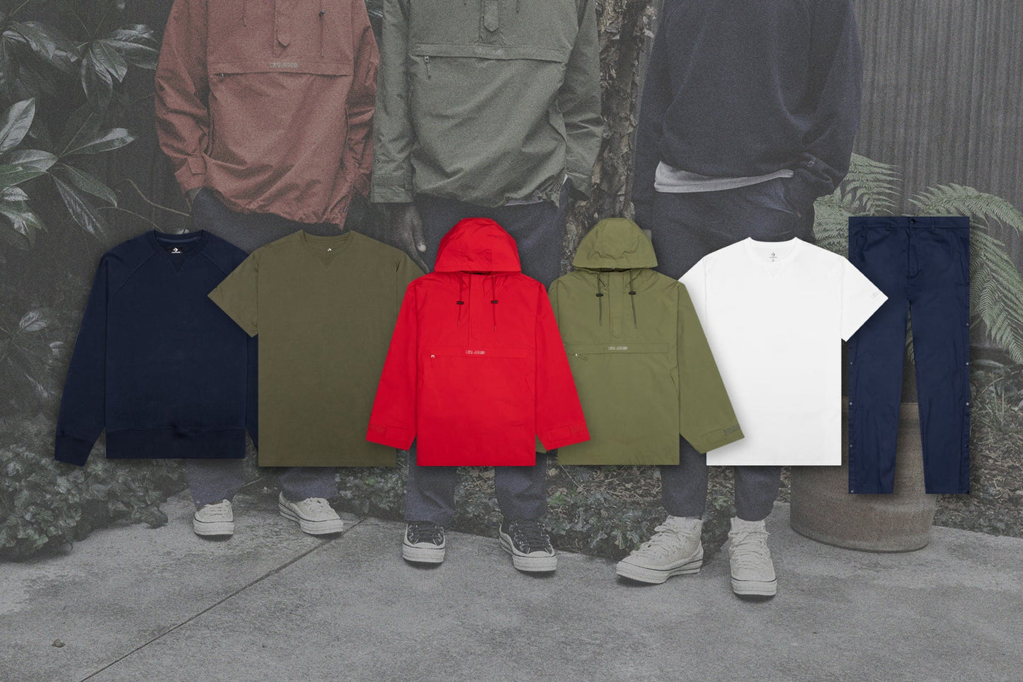 Converse x Kim Jones Parka - Enamel Red