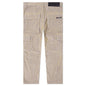 Corduroy Logo Cargo Pants - Beige Wash