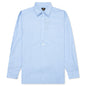 Double Regular Collar Shirt - Sax Blue