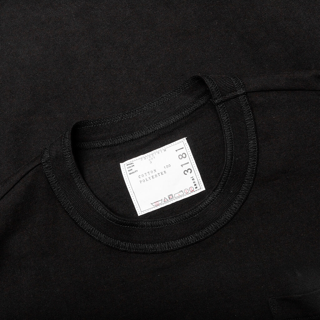 Cotton Jersey T-Shirt - Black