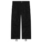 Cotton Twill Pants - Black