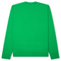 Crewneck Long Sleeve Jumper - Girl Scout Green