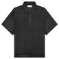 Crochet Button Up - Black