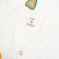 Crochet Shirt With Patches - White