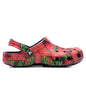 Classic Hyper Real Clog - Red/Black