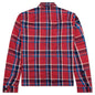 Cropped Outershirt - Red Plaid