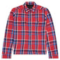 Cropped Outershirt - Red Plaid