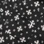 Cross Bandana Rayon Shirt - Black/White