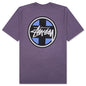 Cross Dot Pigment Dyed Tee - Grape