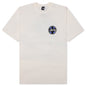 Cross Dot Pigment Dyed Tee - Natural