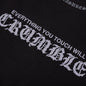 Crumble Heavyweight Raglan - Black