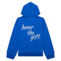 Cursive Honor Hoodie - Blue