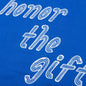 Cursive Honor Hoodie - Blue