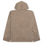 Denim Hoodie - Beige