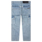 Denim Logo Cargo Pants - Light Wash