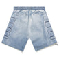Denim Moto Short - Blue Denim