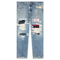 Denim Repair Pants - Indigo