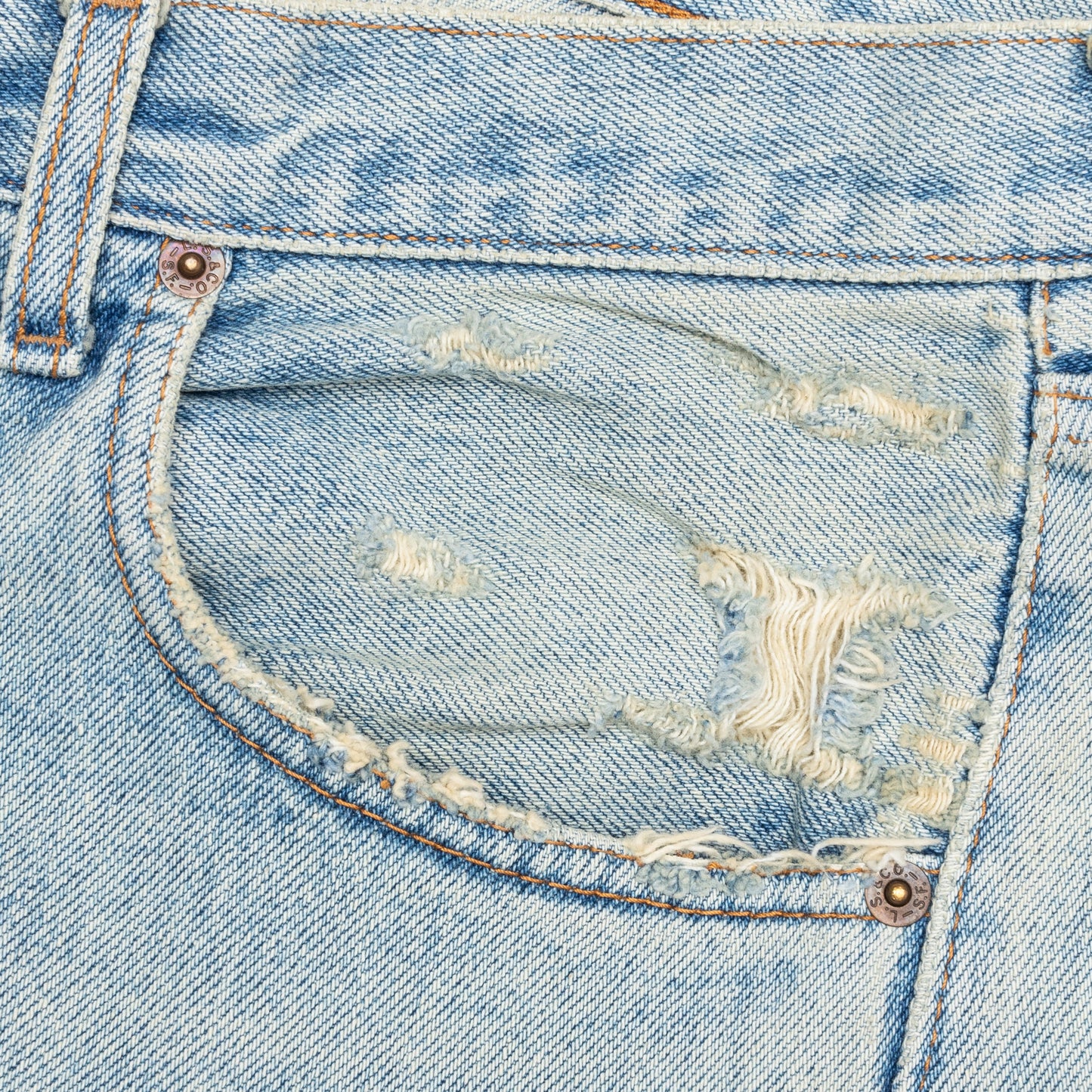 Denim Repair Pants - Indigo