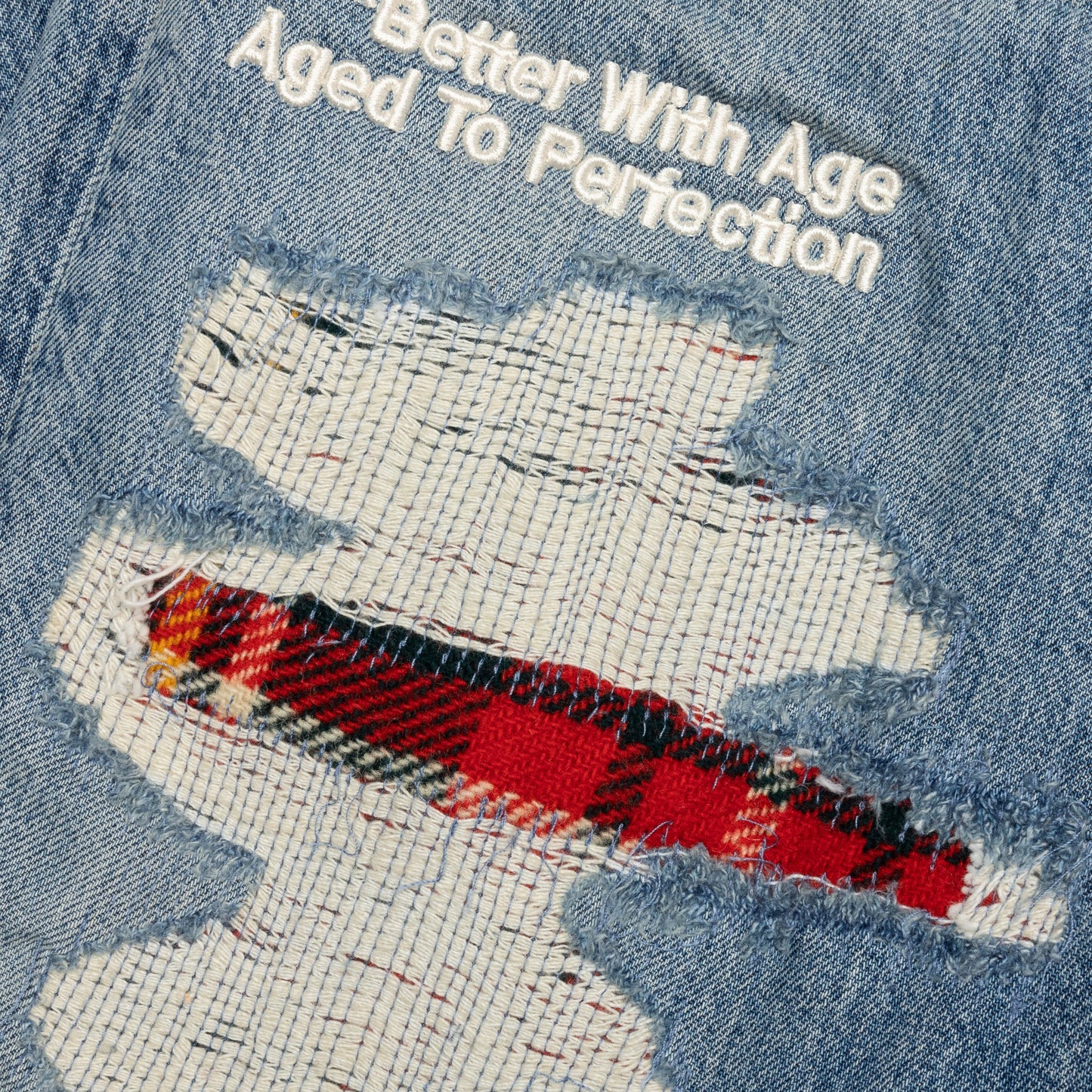 Denim Repair Pants - Indigo
