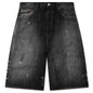 Denim Shorts - Black