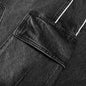 Denim Track Logo Cargo Pants - Dark Wash