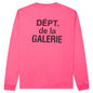 Dept De La Galerie L/S Tee - Salmon