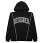 Designer Split Hoodie - Washed Black
