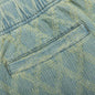 Diamond Jacquard Shorts - Light Indigo