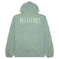 Diamond Jacquard Zip Hoodie - Light Indigo