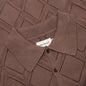 Diamond Knit Polo - Brown