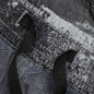 Dissolving Grid Camo Loose Fit Pants - Grey