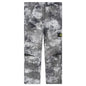 Dissolving Grid Camo Loose Fit Pants - Grey