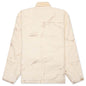 Distressed Canvas Shop Jacket - Khaki