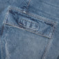 Double Cargo Denim Jeans - Washed Indigo