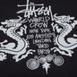 Double Dragon Pigment Dyed Tee - Black