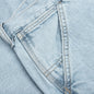 Double Knee Short - Blue Heavy Stone Bleached