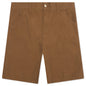 Double Knee Short - Hamilton Brown Rinsed