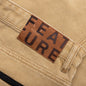 Ryan Double Knee Shorts - Washed Brown