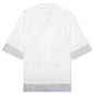 Double Layer Short Sleeve Shirt - White