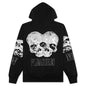 Double Skull Hoodie - Black