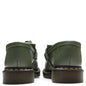 Adrian Y's Smooth Leather Tassel Loafer - Khaki/Green