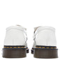 Adrian Y's Smooth Leather Tassel Loafer - White