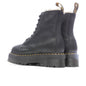 Women's Jadon Boot Leather Faux Fur Lined Platforms - Black