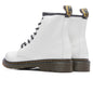 Women's 1460 Patent Leather Boots - White Patent Lamper