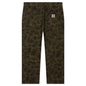 Duck Single Knee Pant Garment Dyed - Camo Duck Green/Office Green