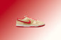 Dunk Low Retro SE 'Strawberry Waffle' - Pale Vanilla/University Red/Sail/Wheat