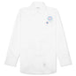 Oversized L/S Shirt w/ All Over Embroidery - White
