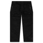 Elasticated Wait Zip Off Denim Pants - Black