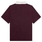 Embroidered Figure Shirt - Wine