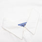 Embroidered Figures Button Up - White